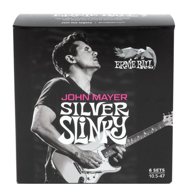 【6セット】 ERNIE BALL 10.5-47 Silver Slinky (3817) ブロマイドボックス John Mayer Signature