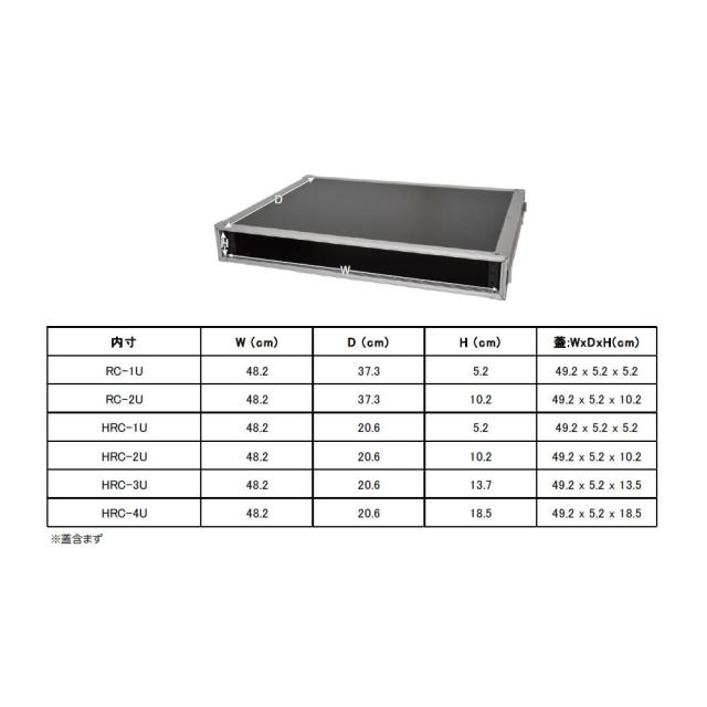 ラックケース 1U ハーフラック KC HRC-1U キョーリツ Kyoritsu 奥行内寸20cm_6