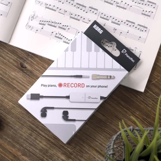 KORG PIANOREC コルグ ピアノレック ピアノ弾いてみた配信や簡単録音 イヤホン一体型_3