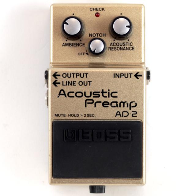 【中古】 アコースティックプリアンプ エフェクター BOSS AD-2 Acoustic Preamp ボスの通販は 8,030円