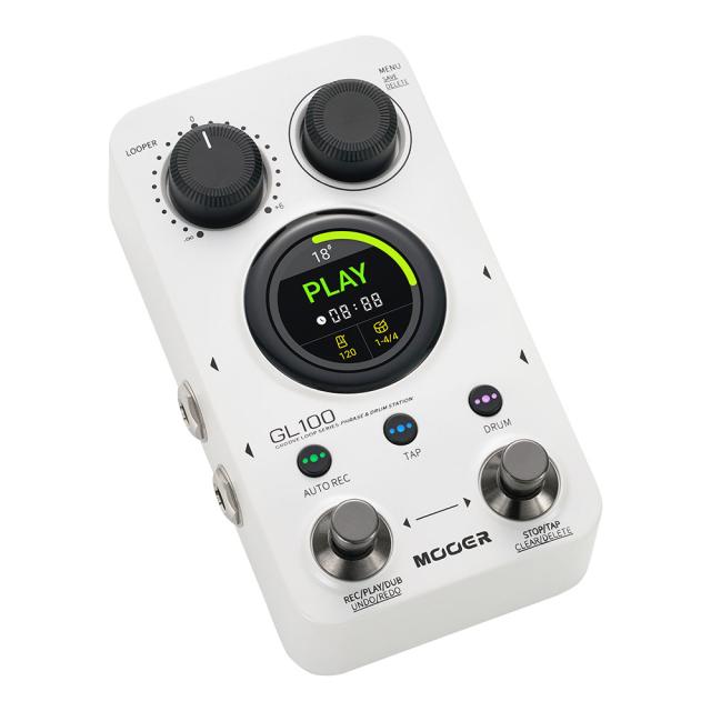 Mooer ムーアー GL100 ルーパー ドラムマシン ギターエフェクター ベースエフェクター_2