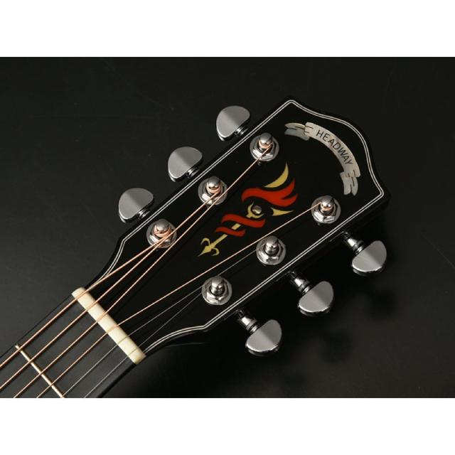 HEADWAY ヘッドウェイ Japan Tune-up Series HM-OSAMURAISAN T-BLK アコースティックギター アコギ