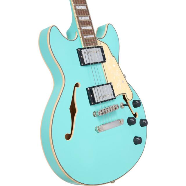 D’Angelico ディアンジェリコ Premier Mini DC Surf Green エレキギター セミアコ