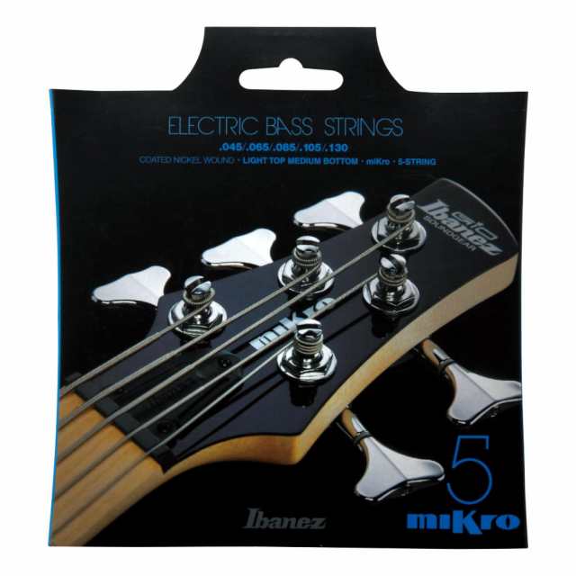 IBANEZ アイバニーズ IEBS5CMK 045-130 5弦エレキベース弦 TMB35用リプレイス弦 ショートスケール用リプレイス弦の通販は