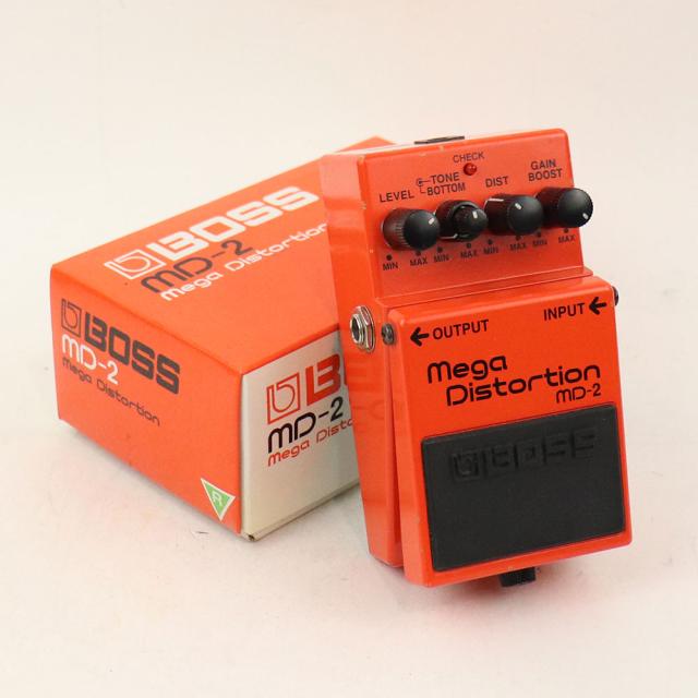 【中古】メガディストーション エフェクター BOSS MD-2 Mega Distortion ギターエフェクター ディストーションの通販は 5,724円