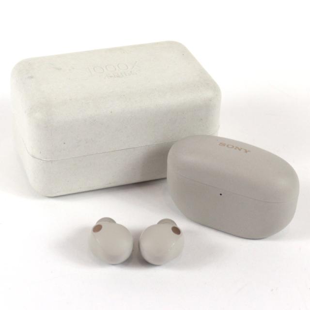 ケースのみ)SONY WF-1000XM5 プラチナシルバー 中古 少汚れ