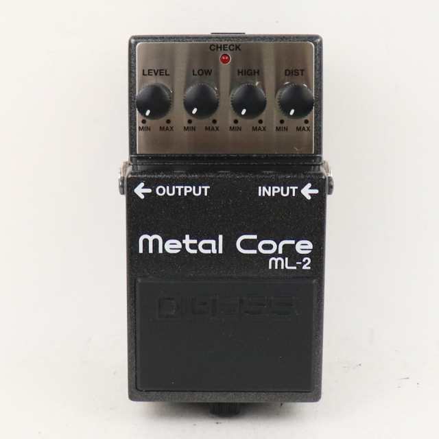 【】メタルコア エフェクター BOSS ML-2 l Core ハイゲイン ディストーション エフェクター