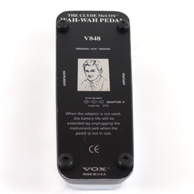 VOX V848 THE CLYDE McCOY ワウペダル使用感少なめの美品♪ VOX V848 Clyde McCoy Wah Pedal | Guitar Center