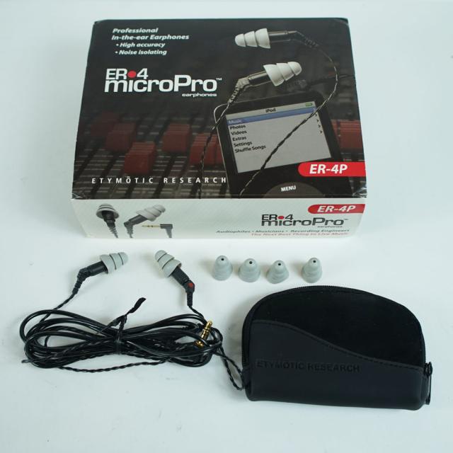 【中古】 イヤホン Etymotic Research  ER-4P エティモティックリサーチ カナル型イヤホン MicroProの通販は