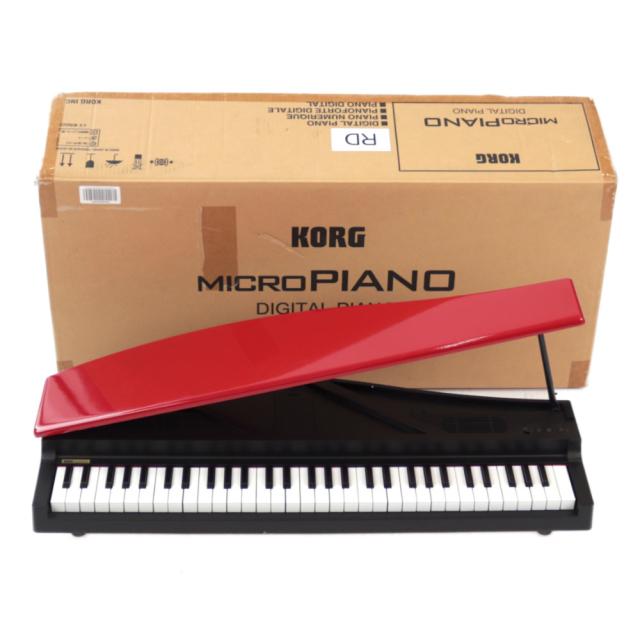 【中古】 KORG microPIANO RD コンパクトピアノ レッドの通販は