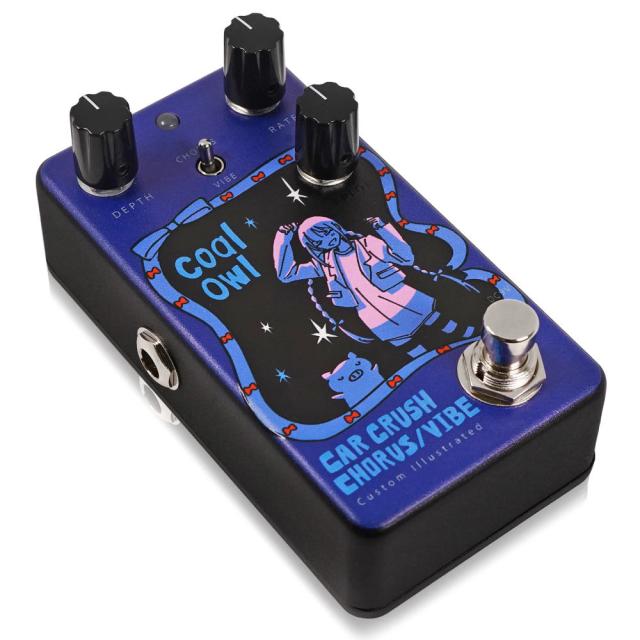 Animals Pedal アニマルズペダル Custom Illustrated CCV coalowl #01 コーラス トレモロ ギターエフェクター_2