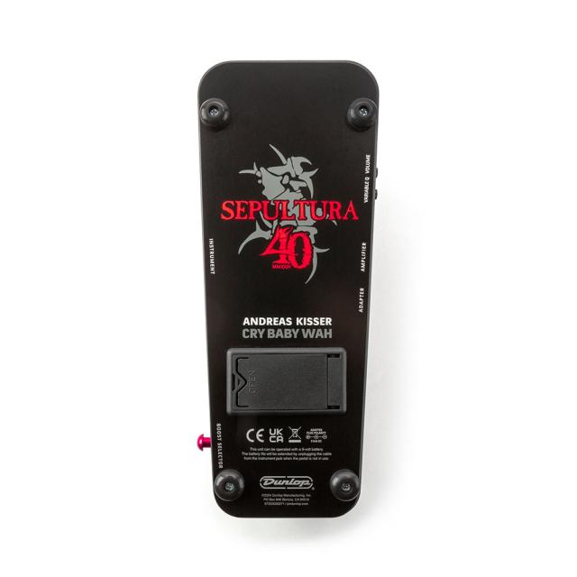 JIM DUNLOP ジムダンロップ AK95MMXXIV Sepultura 40th Anniversary Cry Baby Wah ワウペダル_4
