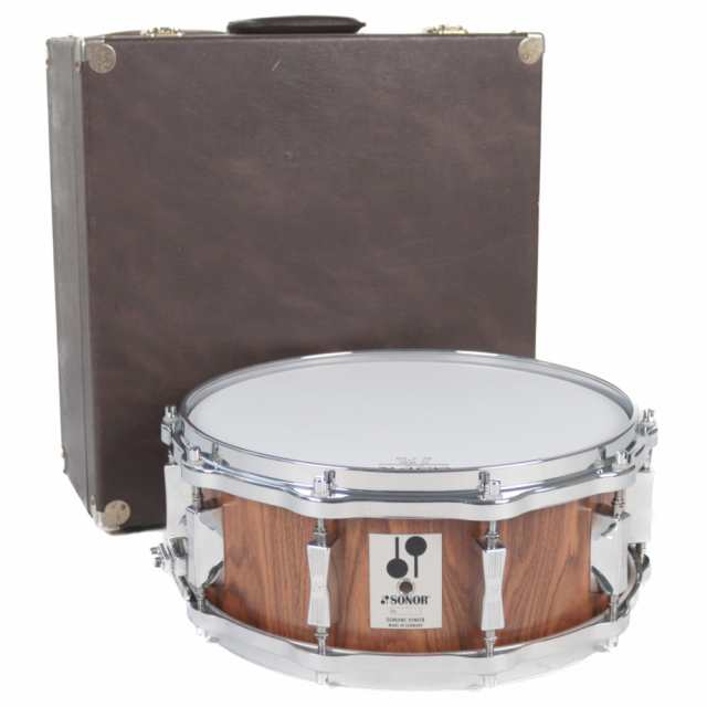 【中古】 SONOR D-515 PA Phonic Series ローズウッドカラー ビーチシェル 14×5.75 スネアドラム 
