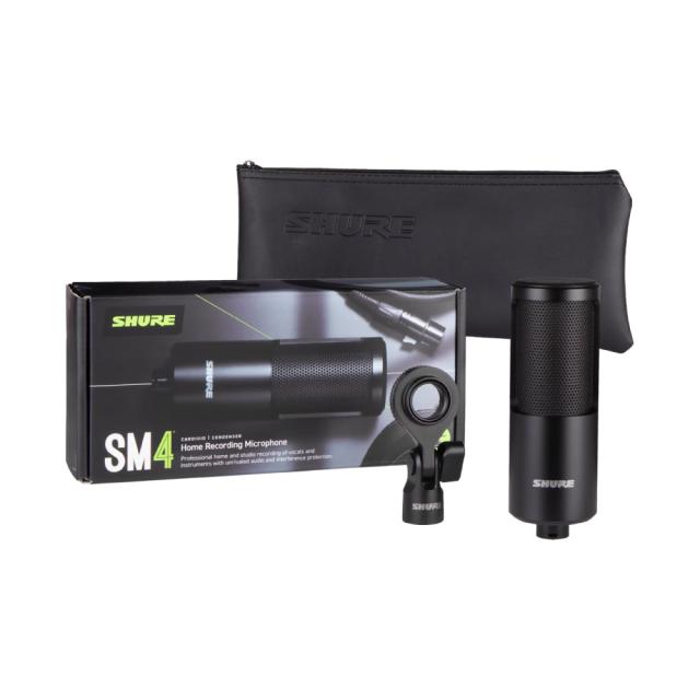 マイク SHURE シュア SM4-K-J コンデンサーマイク ホームレコーディング用マイクロホン