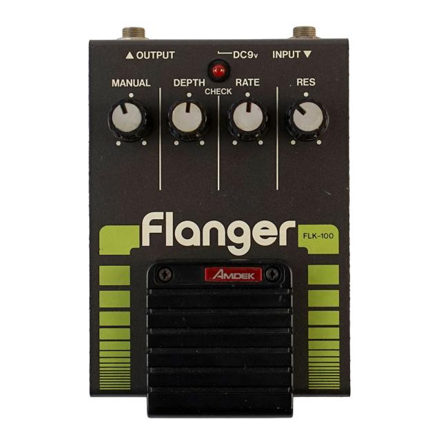 フランジャー 「Amdek FLK-100 Flanger」 ローランド Amdek (roland) vintage flanger FLK-100 - demo by polynominal