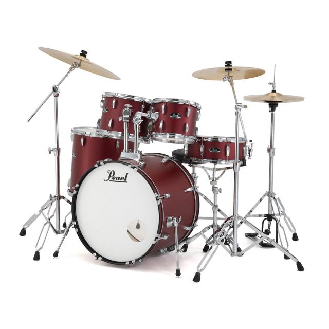 Pearl パール RS525SCWN/CN #747 Matt Red Roadshow スタンダードサイズ ドラムセット_2