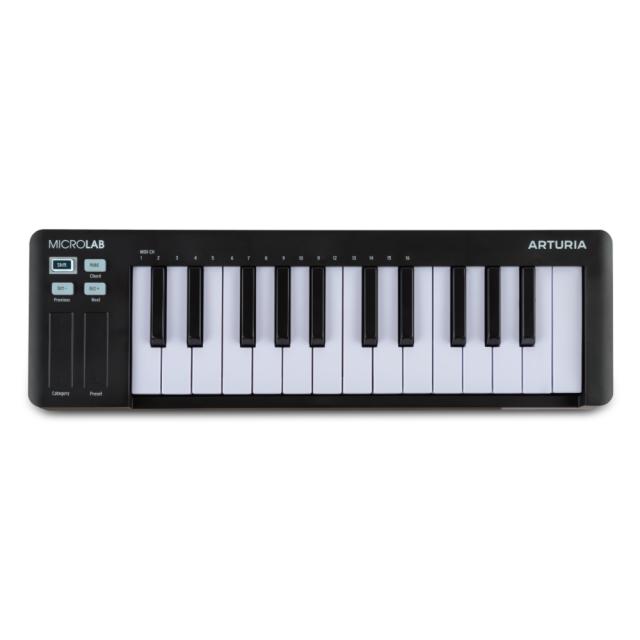 ARTURIA アートリア MICROLAB MK3 BK MIDIキーボード