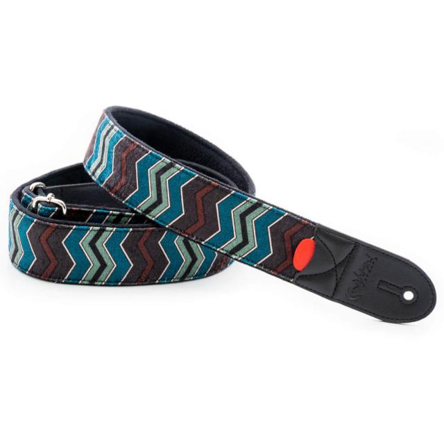 Righton! STRAPS ライトオンストラップ ZIGGY Blue ギターストラップ