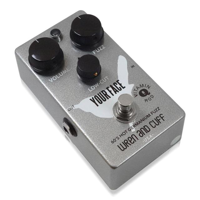 Wren and Cuff Your Face 60s Vitamin Q Mod Silver ファズ ギターエフェクター_2