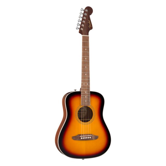 Fender フェンダー California Standard Redondo Mini with Bag 3-Color Sunburst アコースティックギター_2