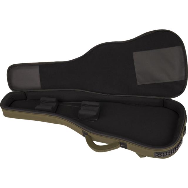 Fender フェンダー Troubadour Electric Guitar Gig Bag Olive エレキギター用ギグバッグ オリーブ_9