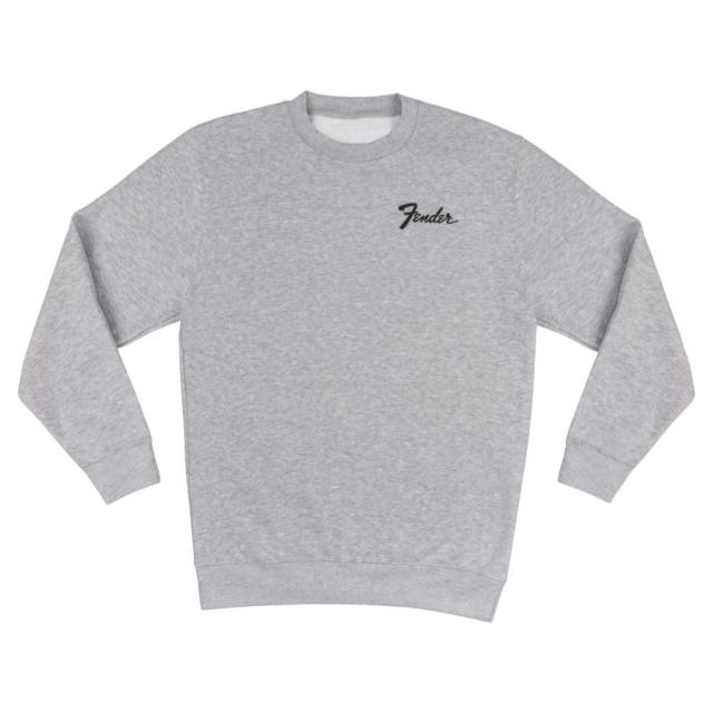 Fender フェンダー SM TRANS LOGO SWEATSHIRT ATH GRAY M スウェットシャツ