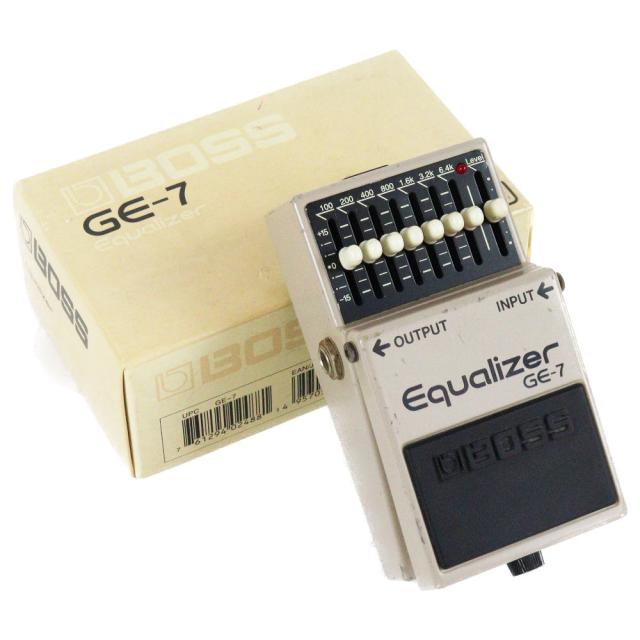 Boss GE-7 イコライザー 日本製 1987年製 完動品 BOSS GE-7 イコライザー