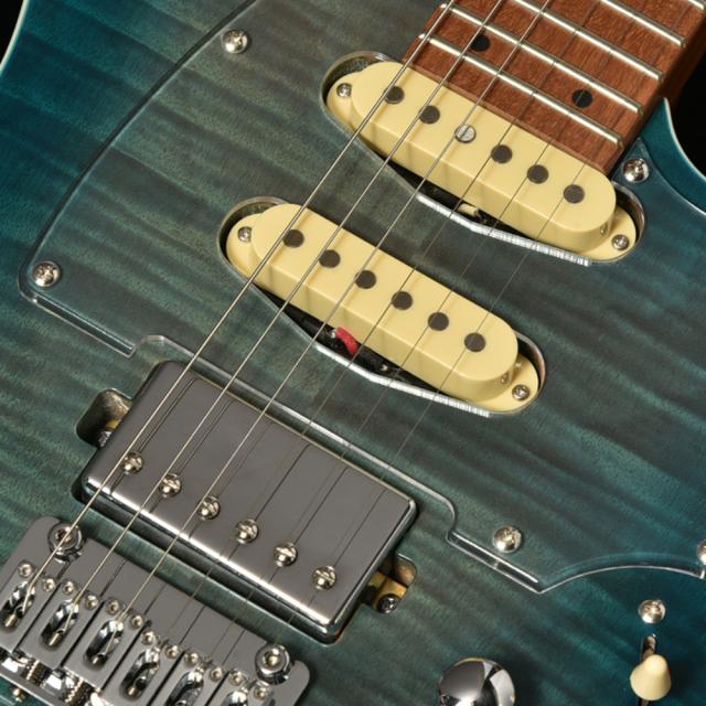 BACCHUS バッカス Universe Series TAC24AD-FMH RSM/M BLU-B エレキギター_4