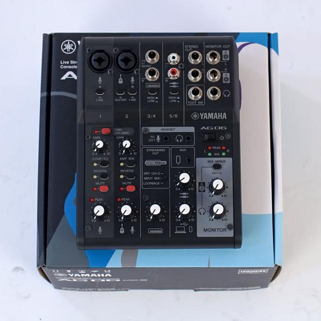 AG06 mk2 付属品完備】YAMAHA AG06 mk2 オーディオインターフェイス
