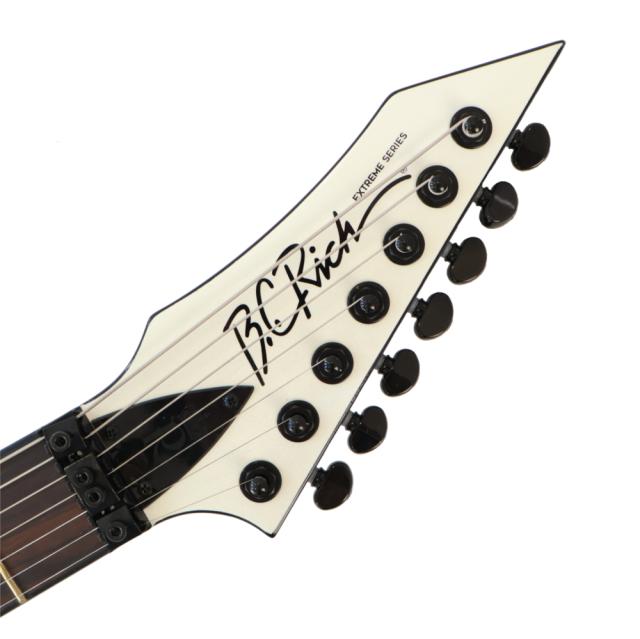 【訳あり】 B.C.Rich WARLOCK EXTREME 7 with Floyd Rose Gloss White（White Pearl） 7弦エレキギター アウトレット_6