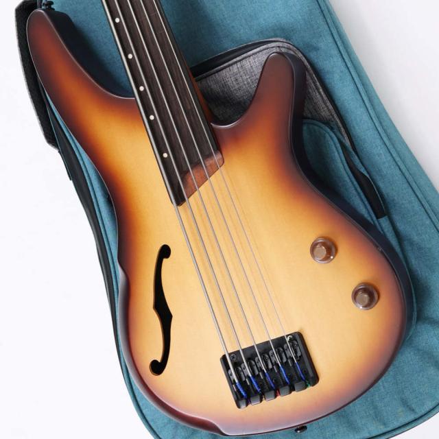 中古】IBANEZ SRH505F NNF セミホロウ フレットレス 5弦エレキベース