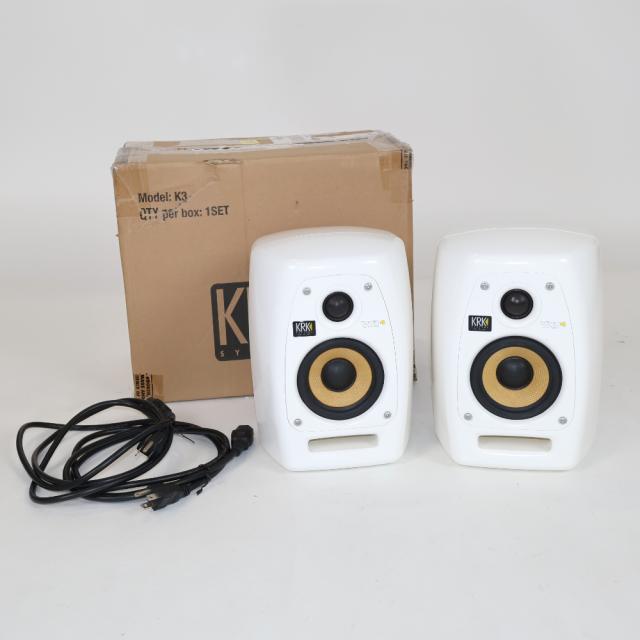 KRK VXT4 ペア パワードモニタースピーカー インシュレーター付 KRK VXT4 モニタースピーカーペアKRK VXT4 ペア パワードモニター
