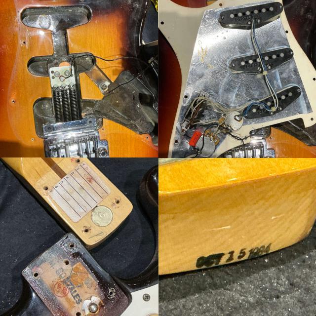 【中古】 Fender USA フェンダー STANDARD STRATOCASTER Brown Sunburst Dan Smith 1984年製 ストラトキャスター　エレキギター_7