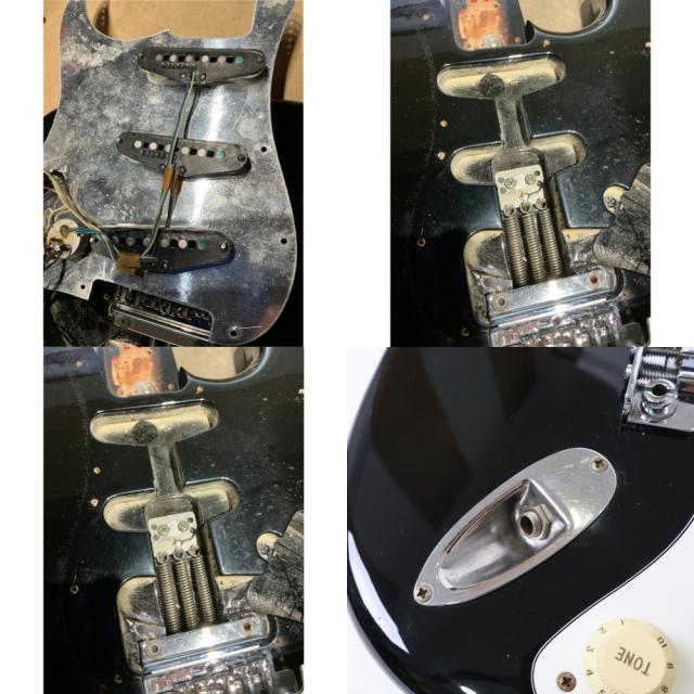 【中古】 Fender USA フェンダー STANDARD STRATOCASTER Black Dan Smith 1983年製 ストラトキャスター エレキギター