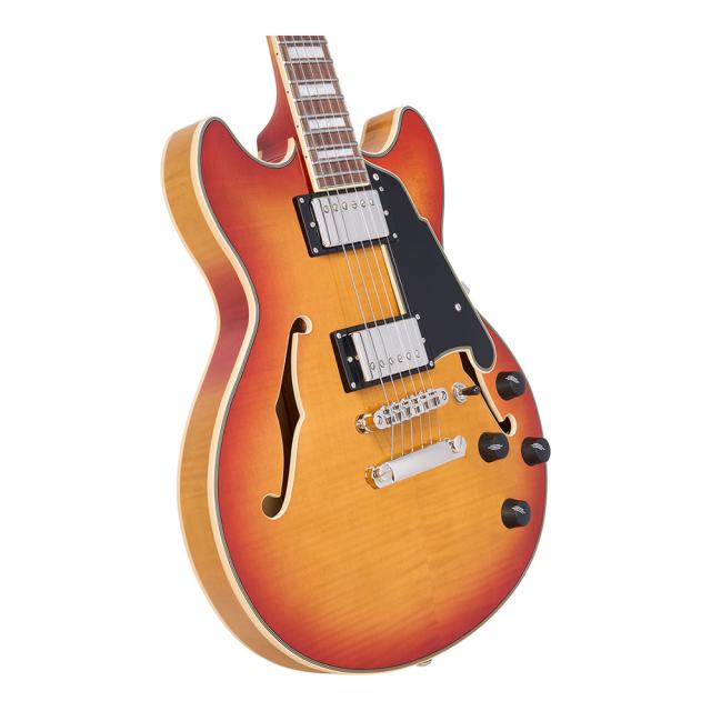D’Angelico ディアンジェリコ Premier Mini DC XT Honey Burst エレキギター セミアコ_2