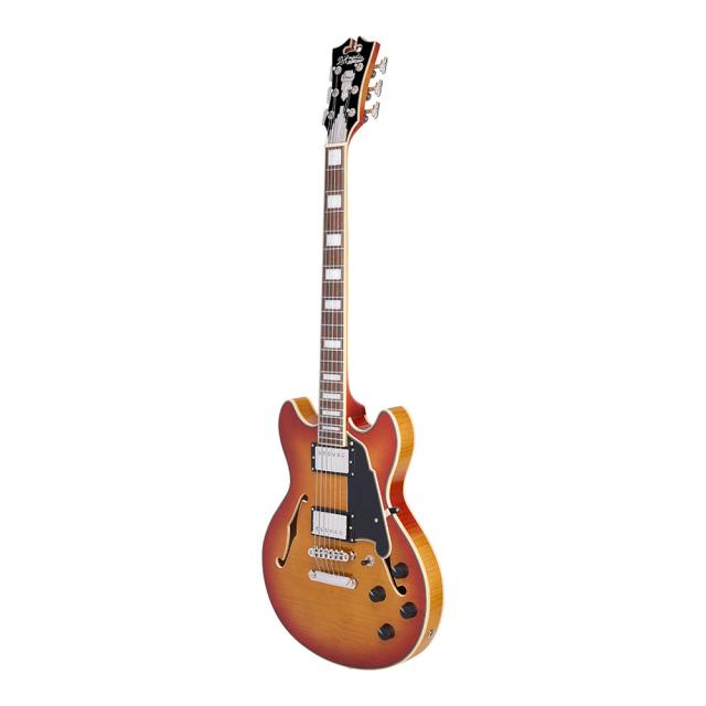 D’Angelico ディアンジェリコ Premier Mini DC XT Honey Burst エレキギター セミアコ_3