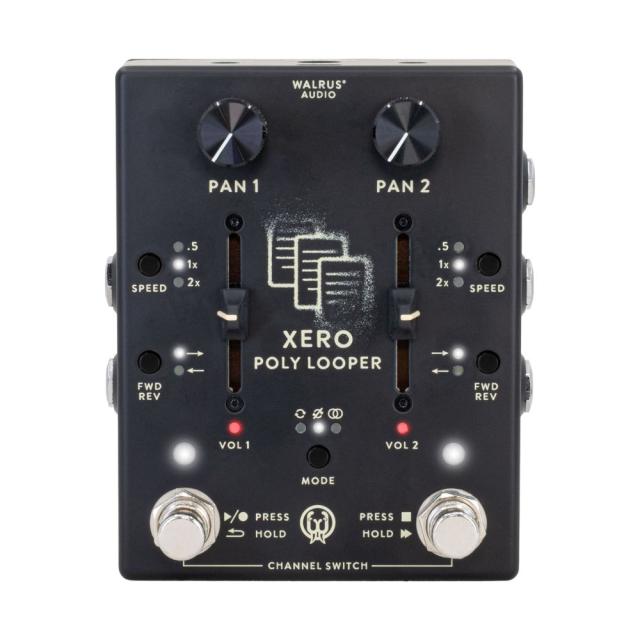 WALRUS AUDIO ウォルラスオーディオ WAL-XPL #B Xero Polylooper Black デュアルチャンネル ルーパー エフェクター