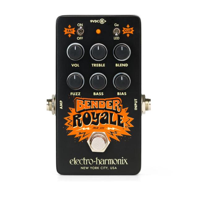 エフェクター ELECTRO-HARMONIX BENDER ROYAL BLACK エレクトローハーモニクス Germanium Fuzz ゲルマニウムファズ