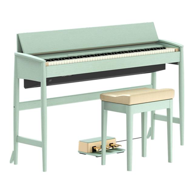 【精神的な統合取りつける無料客あしらい中】 ROLAND KF-20-KG 陰電子洋琴 洋琴居敷き付き添い人 セラドグリーン KIYOLA続きもの