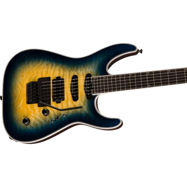 【訳あり】Jackson ジャクソン Pro Plus Series Soloist SLA3Q Amber Blue Burst エレキギター アウトレット_2