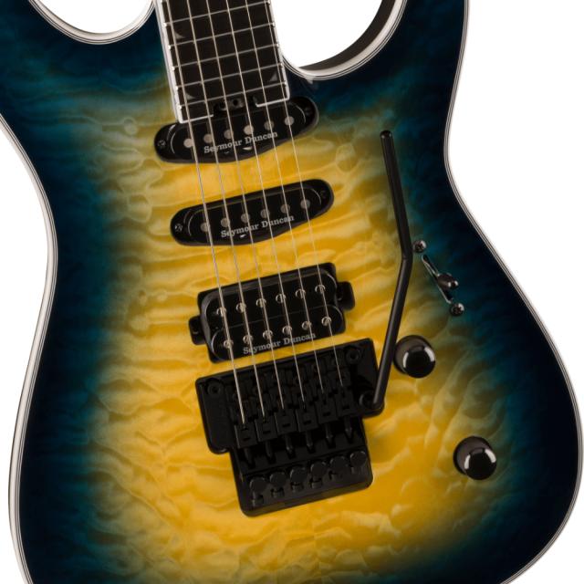 【訳あり】Jackson ジャクソン Pro Plus Series Soloist SLA3Q Amber Blue Burst エレキギター アウトレット_3