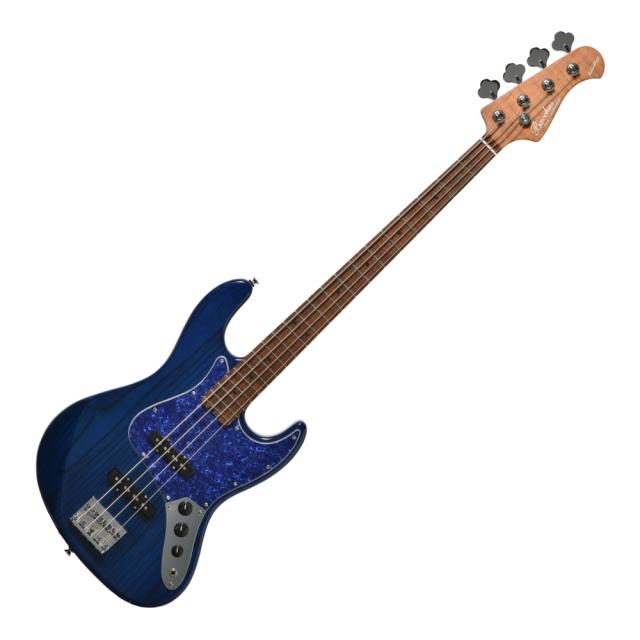 BACCHUS バッカス Global Series WL4-ASH/RSM STB BLUE PG エレキベース ブルーパールピックガード仕様