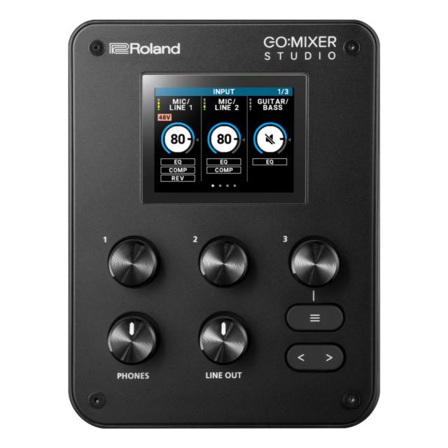 ROLAND GO:MIXER STUDIO 演奏動画の作成に最適なオーディオインターフェイス GOMIXERST ゴーミキサースタジオ ローランド