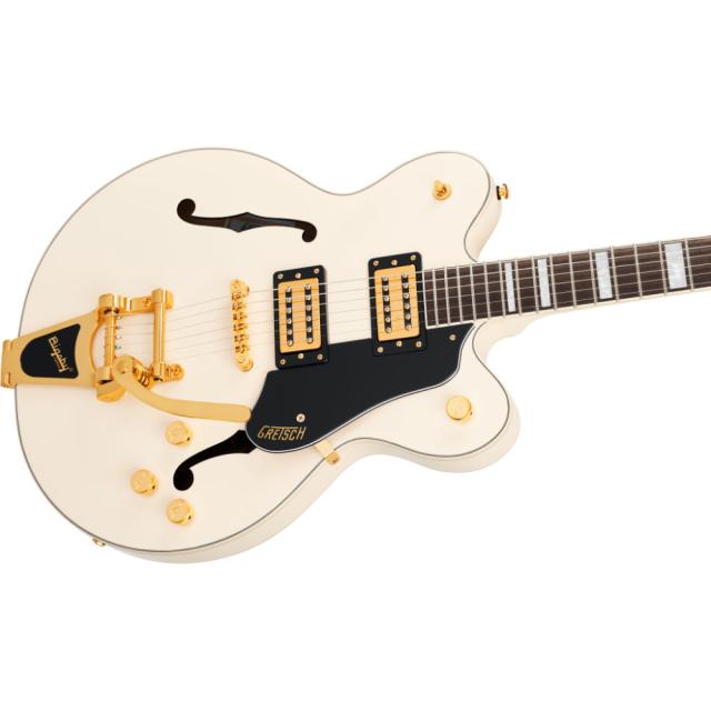 G2622TG Streamliner Center Block Double-Cut with Bigsby LTD Laurel Fingerboard Vintage White