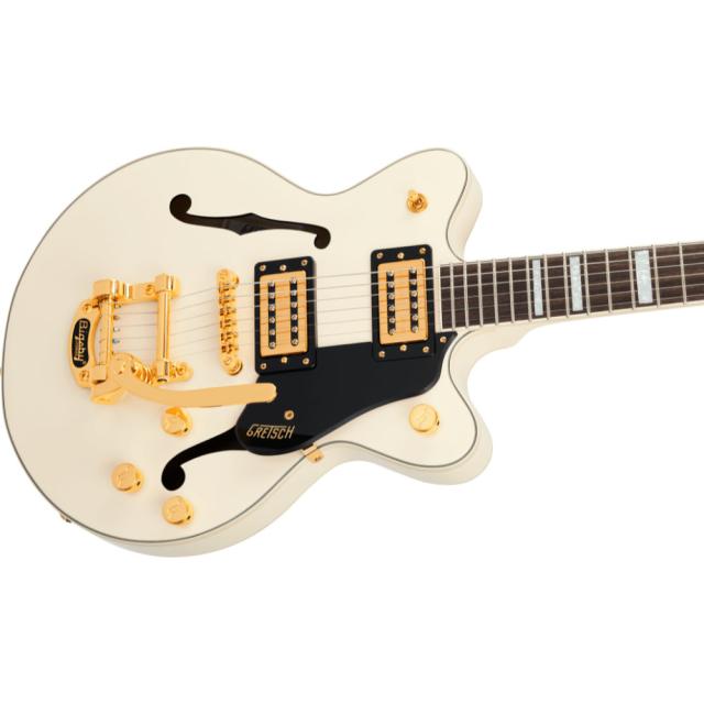 G2655TG Streamliner Center Block Jr. Double-Cut with Bigsby LTD Laurel Fingerboard Vintage White