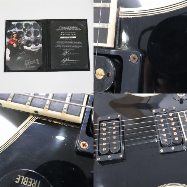 【中古】 エレキギター Gibson Custom Shop TAK MATSUMOTO DC CUSTOM EBONY 2010年製 Ebony FingerBoard_5