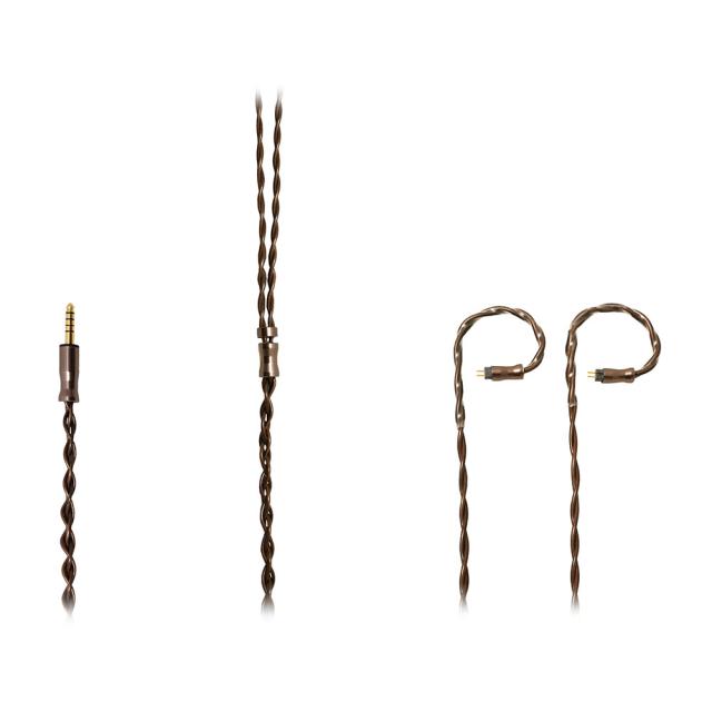 Hi-Unit ハイユニット HU-BC001-2pin RYUCHU2 (龍柱2) イヤホンケーブル 4.4mmプラグ/2pin対応 バランス接続オーディオケーブル_1