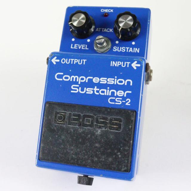【中古】コンプレッサー エフェクター BOSS CS-2 Compression Sustainer Made in Japan ギターエフェクター