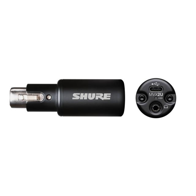 SHURE シュア MVX2U Gen2 デジタルオーディオインターフェース XLR端子マイク用インターフェイス ヘッドホン出力端子搭載_2