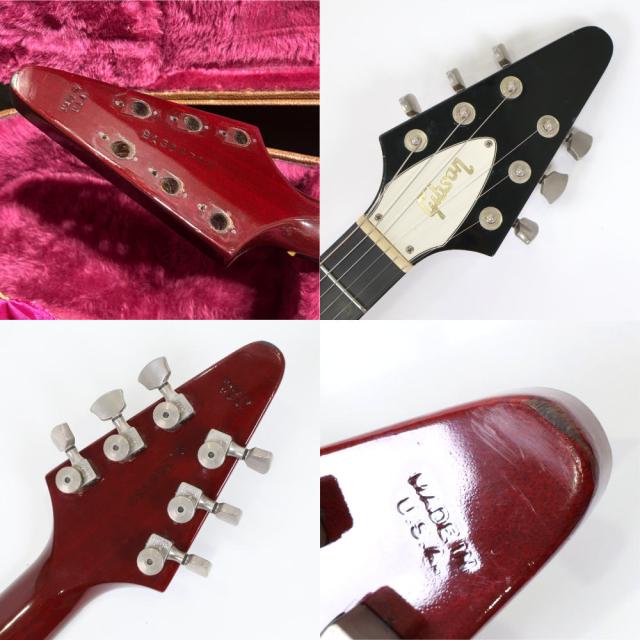 【中古】 エレキギター Gibson Flying V ’67 Cherry Mod. 1996年製 SPERZELロックペグ搭載 エボニー指板 ギブソン フライングV_5